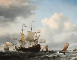 A Flagship Coming to Anchor